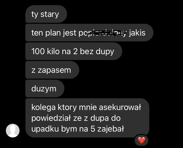 Bartosz K. plany